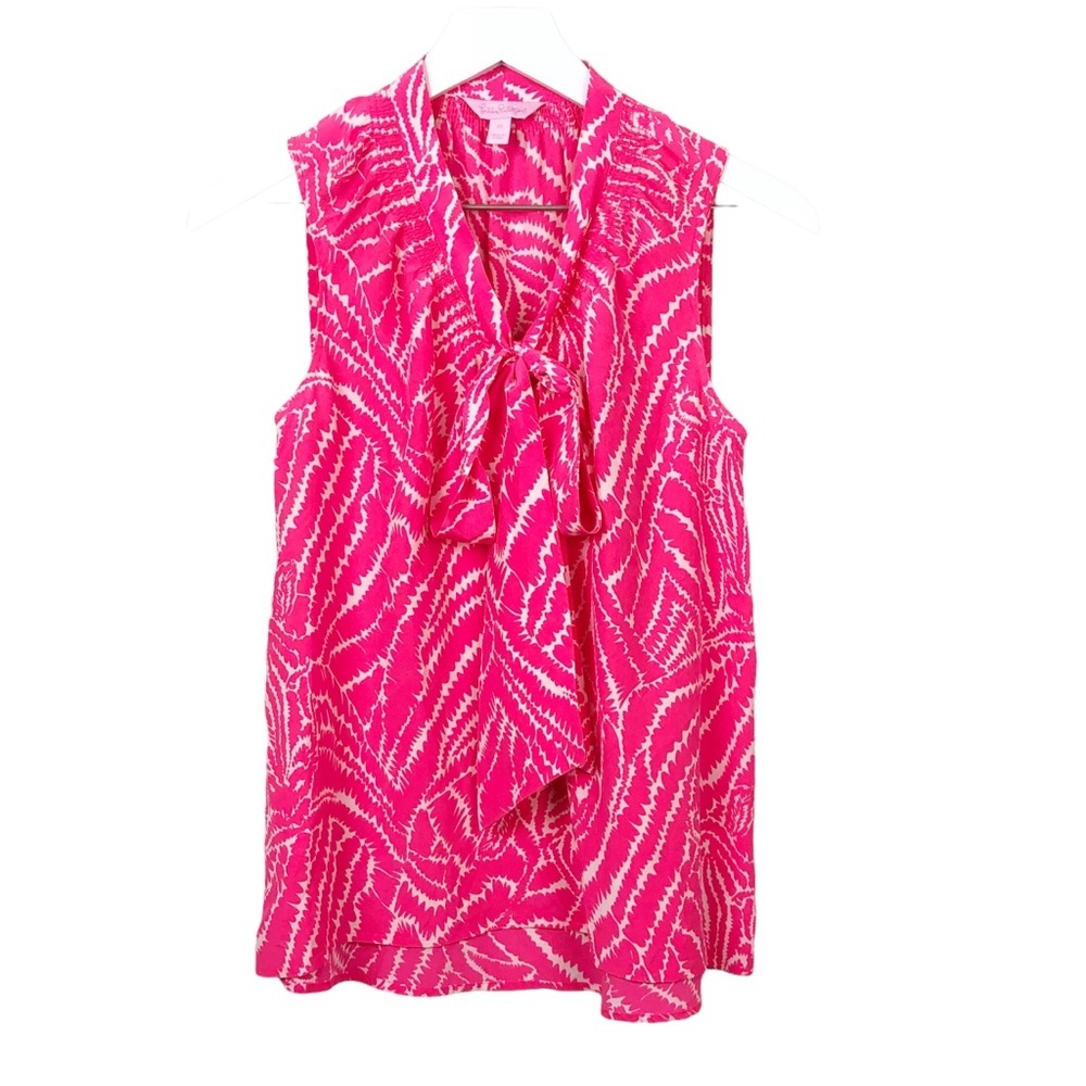 Lilly Pulitzer Dahlia Splash Show Your Stripe‎ Sleeveless Shirt